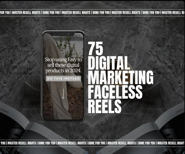 Starter CEO Bundle – 75 Faceless Reels + 300 Luxury Photos + Canva Guide